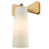 Kinkiet Bow W01176BR Cosmolight szklany do gabinetu biały mosiądz