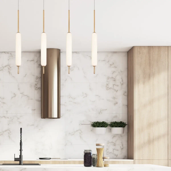 Zwieszana lampa Cumberland QN-CUMBERLAND-1P-BG LED 10W 3000K złoty