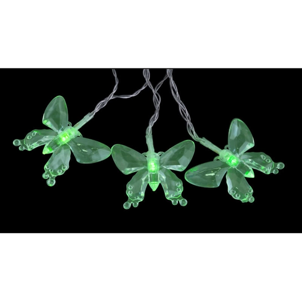 Solarna dekoracja motylki 4,6m 33706-10 Globo 10 LED RGB 0,06W multikolor