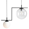 Kulista lampa wisząca Zac 1038H1 szklane kule do jadalni przezroczysty
