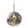 Połyskująca lampa wisząca GLAM MP-1239-380 chrome Step Into Design bańka ognista srebrna