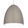 Lampa wisząca na przedpokój Gandra 5029 Shilo karbowana nad stół metal srebrna