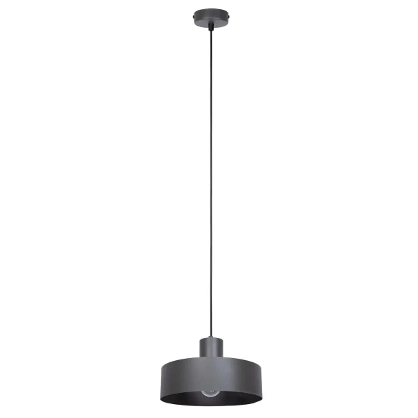 Loftowa lampa wisząca Rif M 41180 do przedpokoju zwis ciemnoszary