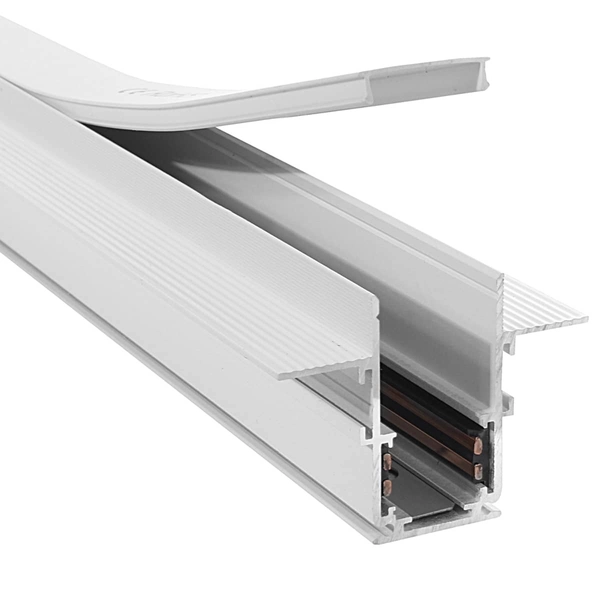 Szyna magnetyczna podtynkowa 831 Domeno LED metalowa biała