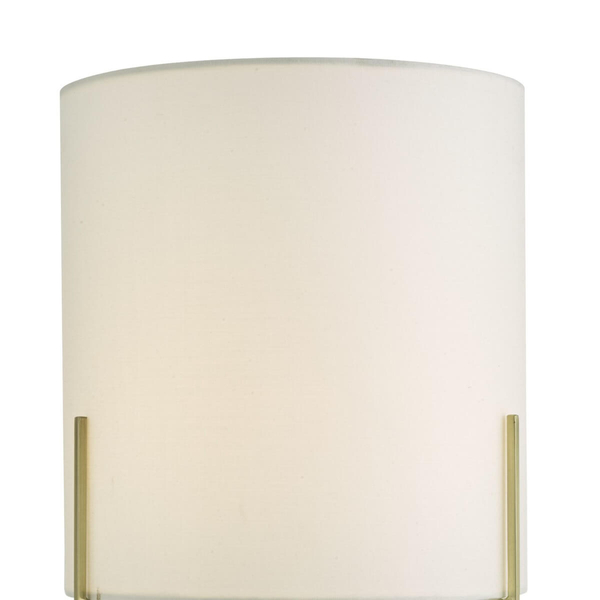 Metalowa lampa stołowa MICHAELA MIC4135 z abażurem złoty biały