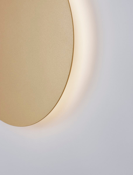 Pokojowa lampa ścienna Chica circle do holu LED 22,5W 3000K złota