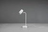 Biurkowa LAMPKA stojąca VANTOS  DL131512400 Trio metalowa LAMPA stołowa regulowana biała