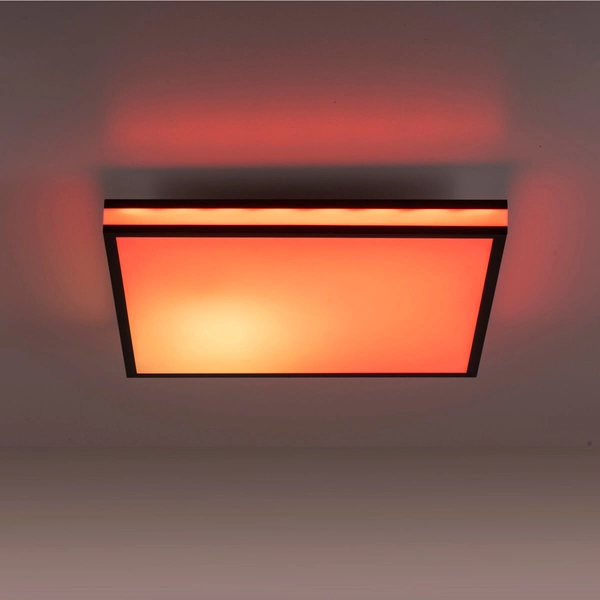 Plafon sufitowy Mario 14110-18 LED 25W 2700-5000K+RGB na pilot czarny