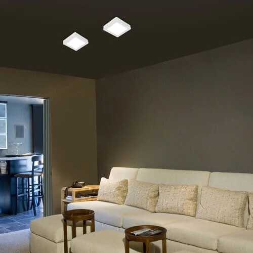 Salonowa lampa sufitowa SHAUN2 71208 LED 15W 3000K kwadratowa biała