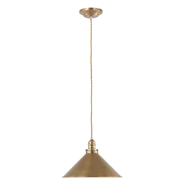 Lampa wisząca metal Provence PV-SP-AB Elstead industrialna mosiądz