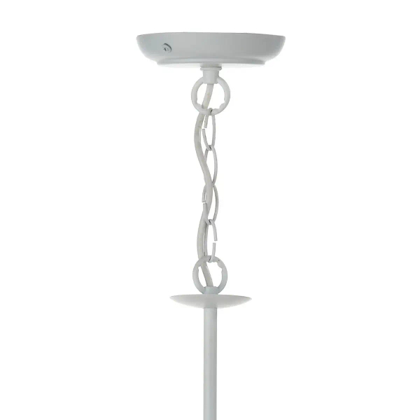 Wisząca lampa świecznikowa Irwin IRW0802 do jadalni biała