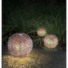Ogrodowa lampa Solar 33627 Globo LED 0,06W 3000K kula ball IP44 srebrna