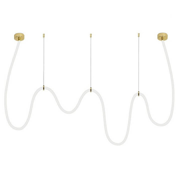 Lampa wisząca Lasso MSE1501100494 LED 65W 3000-4000K 6m wąż biała złota