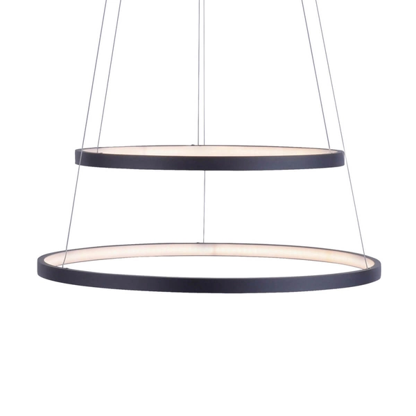 Podwójna lampa zawieszana Circle 11525-13 Just Light LED 46W 3000K antracyt