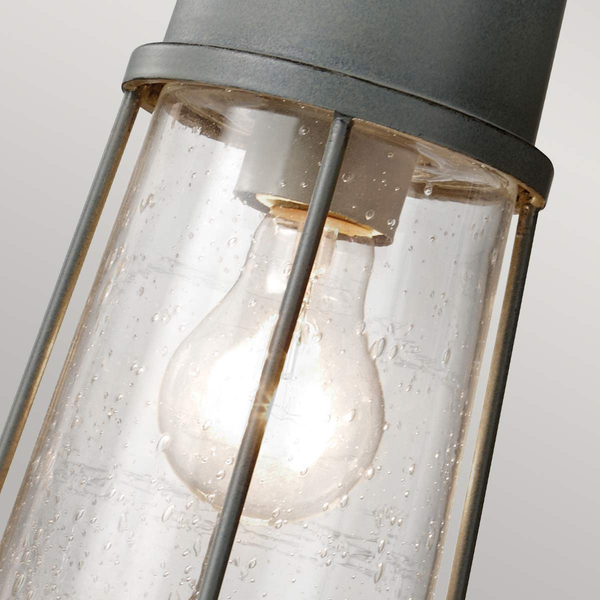 Marynistyczna lampa wisząca Chelsea Harbor FE-CHELSEAHBR8 Feiss IP44 przezroczysta szara