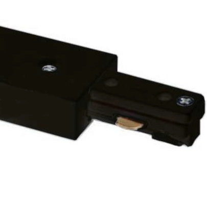 Zasilający L - ŁĄCZNIK szynoprzewodu LKATZ/CZ Orlicki Design do szyny natynkowej 1-fazowej 230V czarny