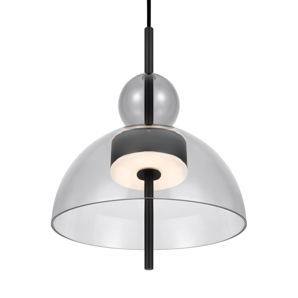 Lampa zwisająca Bangkok MOD185PL-L11B3K1 LED 12W 3000K czarny szary