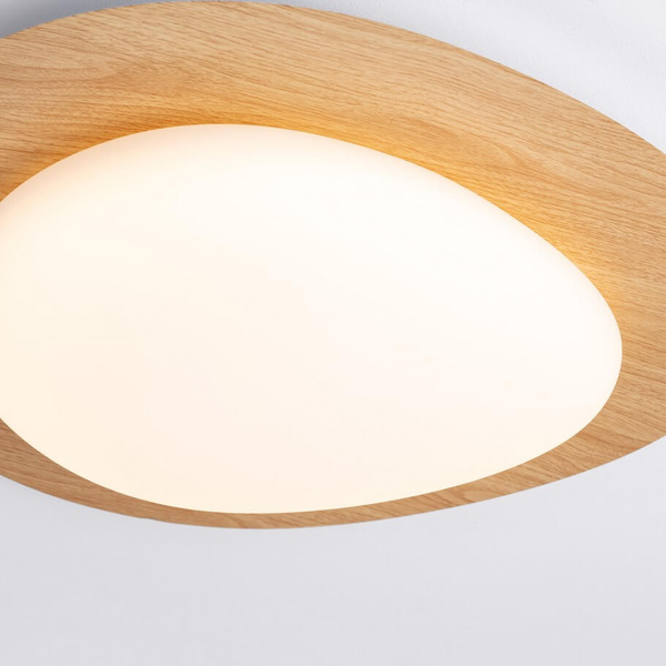 Plafon do kuchni ISIDRO LE44416 LED 21W 3000K nieregularny drewniany biały