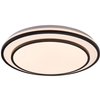 Ledowy plafon nowoczesny Lupita LED 40W 3000-6500K czarny biały