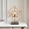 Stołowa lampa geometryczna L&-190034 Light& druciana złota