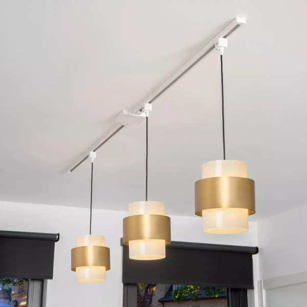 Adapter Track 09957/01/31 Lucide do szyn jednofazowych biały