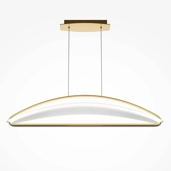 Wisząca lampa Breeze MOD281PL-L34BS3K LED 34W 3000K mosiądz przezroczysty