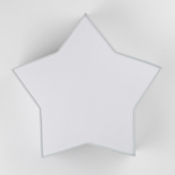 Nasufitowa lampa Star 6972 gwiazdka do pokoju dziecięcego biała szara