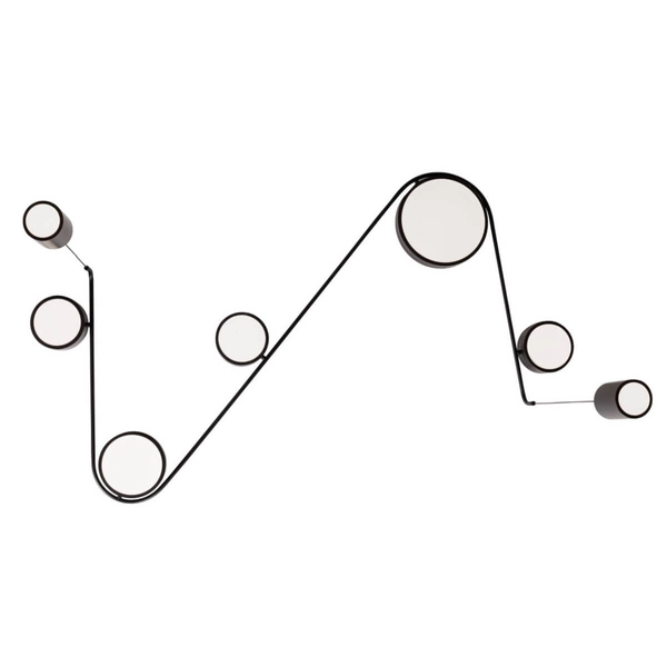 Sufitowo-wisząca lampa salonowa ZUMAIA C0249 Maxlight LED 42W 3000K tuba czarny