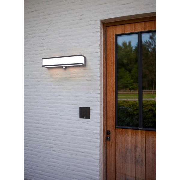 Solarna Lampa ścienna Doblo 6943801125 Lutec LED 16,5W 4000K IP54 szary