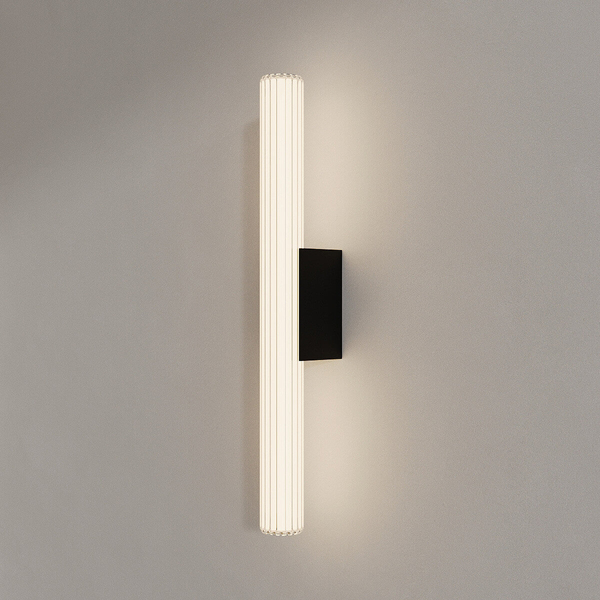 Lampa ścienna Linea LP-0510/1W-61 BK LED 12W 3000-6000K IP44 tuba czarna