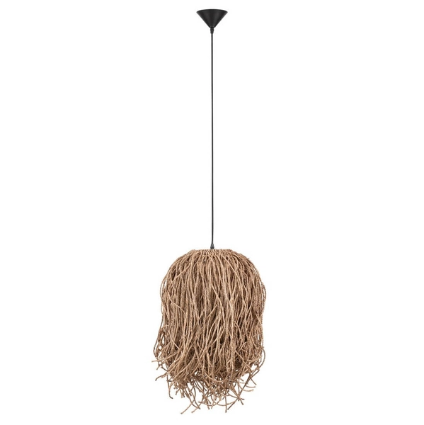 Zwisająca lampa nad stół JACINTO LE44522 do jadalni boho naturalna