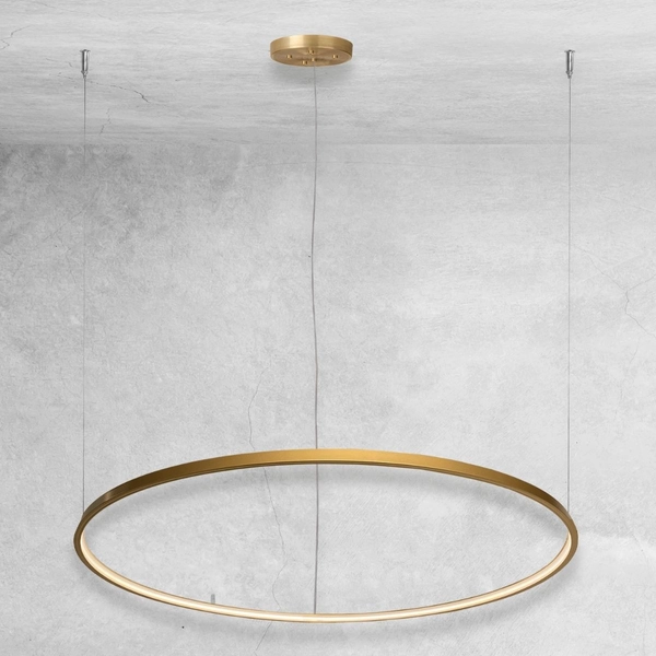 Lampa wisząca ring Agari 5344 Shilo LED 76W 3000K do salonu złoty