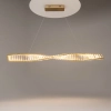 Kryształowa lampa wisząca Krone P097PL-L28BS3K LED 27W 3000K mosiądz