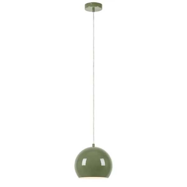 Lakierowana lampa zwisająca Pop 108991 kula do kuchni zielony