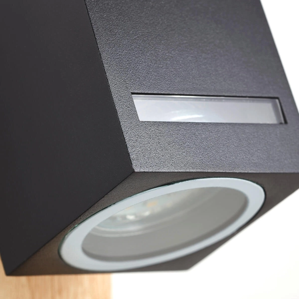 Regulowany kinkiet elewacyjny Galeni 96375/76 IP44 czarny