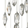 Kryształowa lampa wisząca Crystal CRY1850 Dar Lighting srebrny przezroczysty