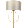 Kinkiet hampton z abażurem L&-195210 Light& nad łóżko antyczne złoto