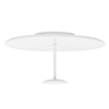 Nasufitowa lampa COLCHANI LE44666 LED 30W 3000K talerz metalowa biała