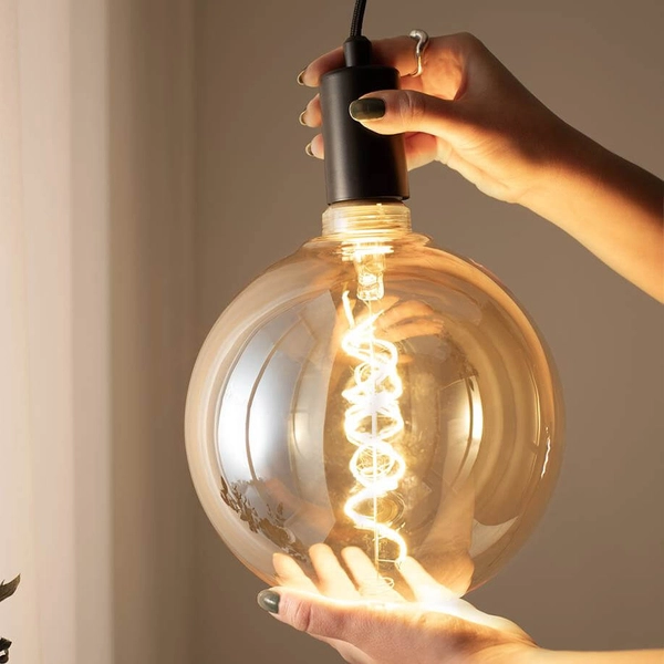 Żarówka okrągła Globe 108724 Markslojd E27 2200K 265lm bursztynowa