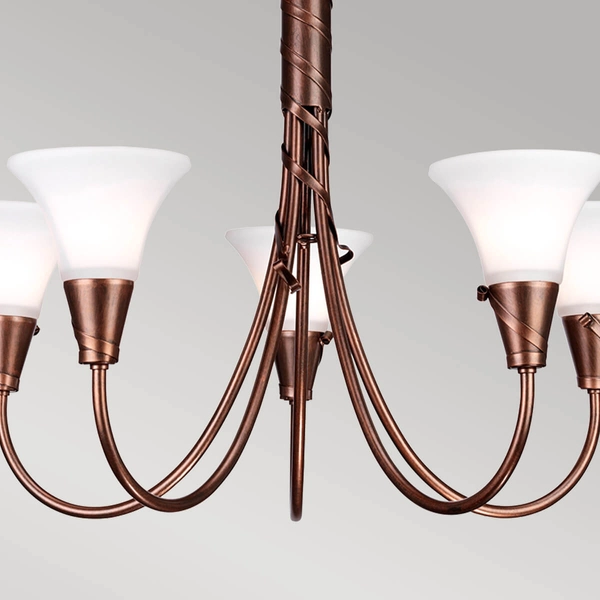 Jadalniana lampa wisząca EM5-COPPER vintage miedziana