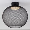Okrągła lampa nasufitowa RITA LE44255 LED 19W 3000K jadalniana czarna