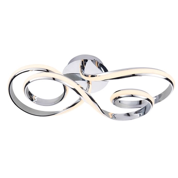 Lampa sufitowa Aria 76393 LED 42W 3000K supeł chrom biały