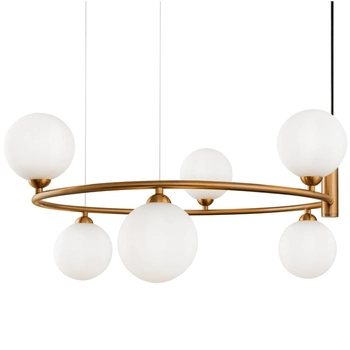 Lampa wisząca Ring MOD013PL-06BS1 Maytoni kule mosiądz