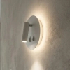 Biały kinkiet ścienny FARO AZ6881 1xLED 6W 3000K tuba z włącznikiem