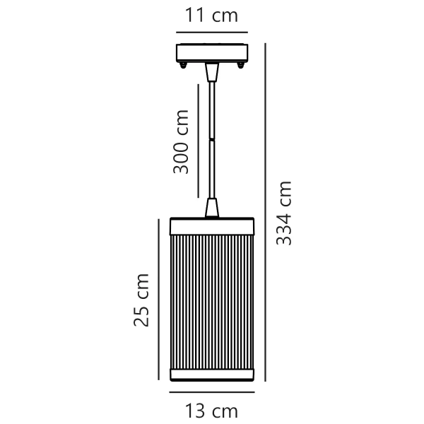 Lampa wisząca tuba Coupar 2218053003 IP54 na zewnątrz czarny