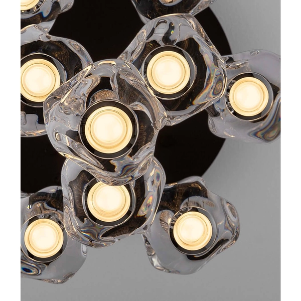 Wielopunktowa lampa wisząca CHEPEN LE44643 LED 48W 3000K czarny chrom