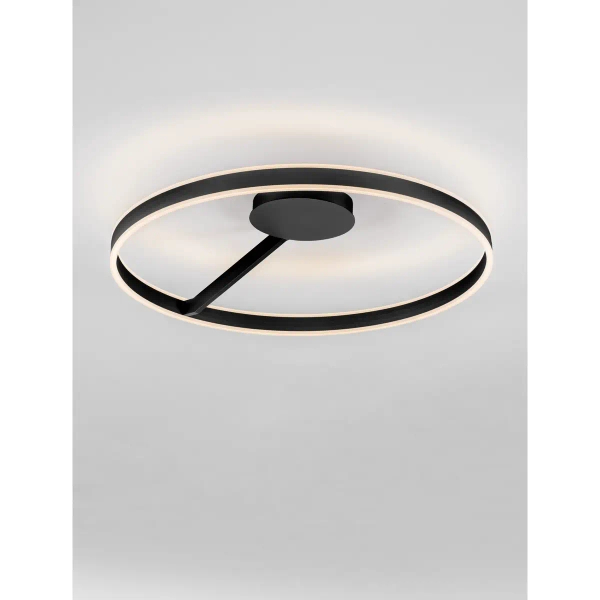 Nowoczesna lampa sufitowa SOLVIRA LE45497 LED 48W 2700-4000K czarny