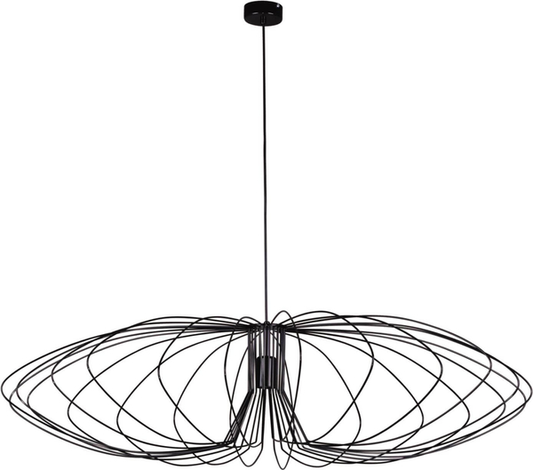 Lampa wisząca Tizi K-3408 CZARNY z drucianym kloszem