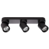 Sufitowa potrójna lampa Pointa LP-6398/3WS BK na belce czarny