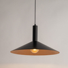 Wisząca lampa Capri 41008 Sigma do jadalni disc zwis czarna miedziana